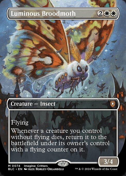 Luminous Broodmoth [Bloomburrow Commander - 74]