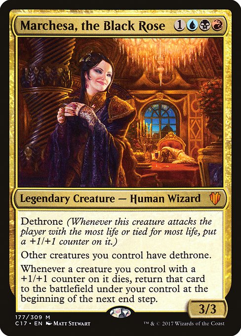 Marchesa, the Black Rose [Commander 2017 - 177]