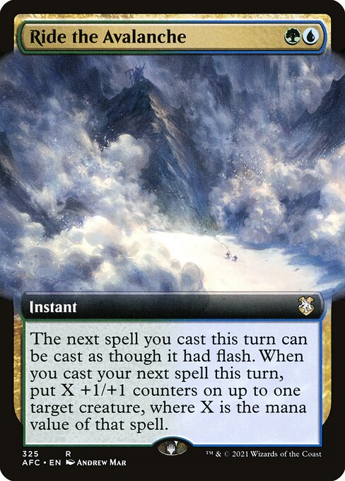 Ride the Avalanche [Forgotten Realms Commander - 325]