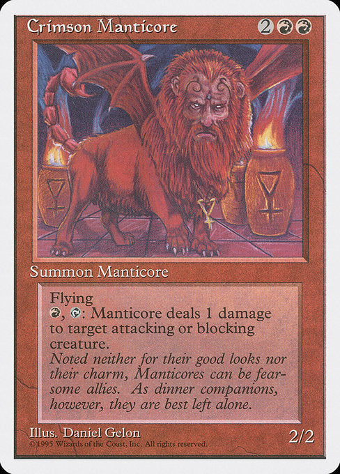 Crimson Manticore [Fourth Edition - 183]