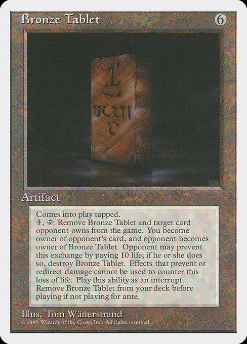 Bronze Tablet [Fourth Edition - 303]