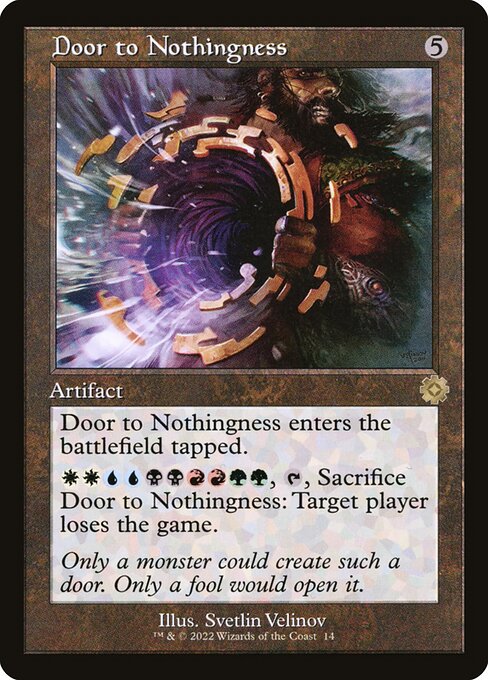 Door to Nothingness [The Brothers' War Retro Artifacts - 14]