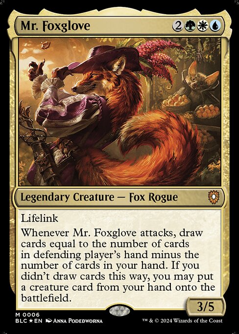 Mr. Foxglove [Bloomburrow Commander - 6]