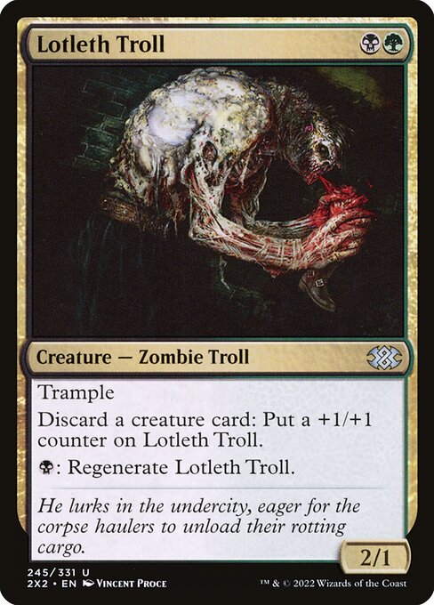 Lotleth Troll [Double Masters 2022 - 245]