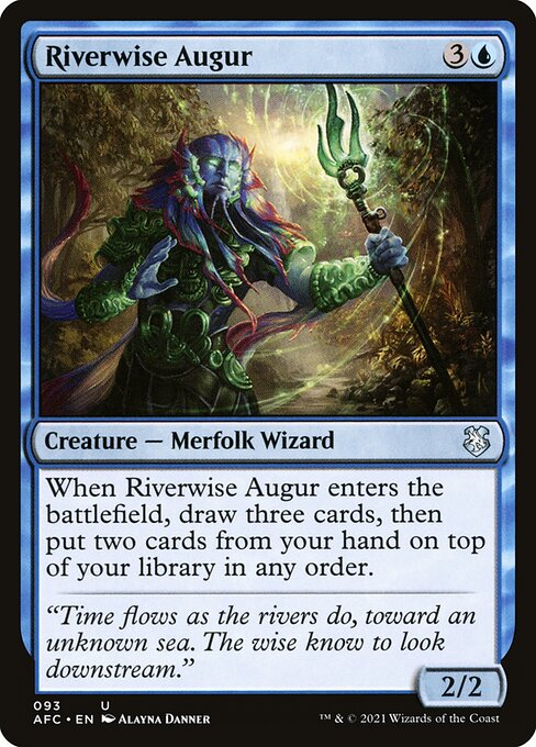 Riverwise Augur [Forgotten Realms Commander - 93]