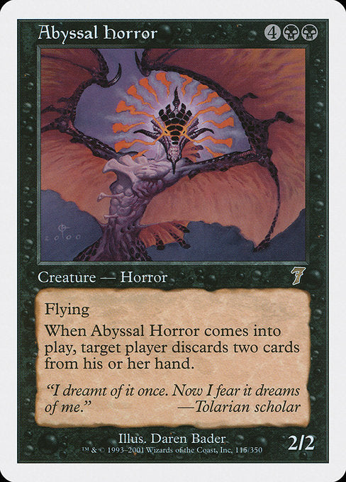 Abyssal Horror [Seventh Edition - 115]