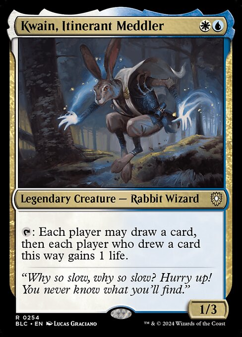 Kwain, Itinerant Meddler [Bloomburrow Commander - 254]