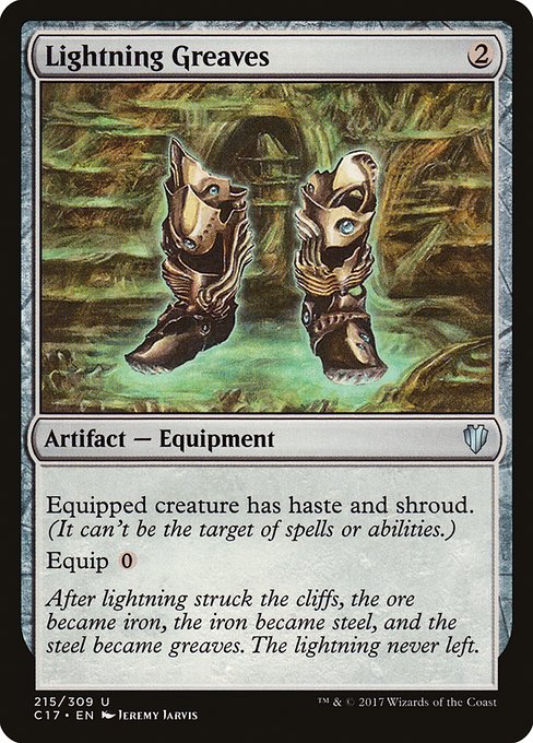 Lightning Greaves [Commander 2017 - 215]