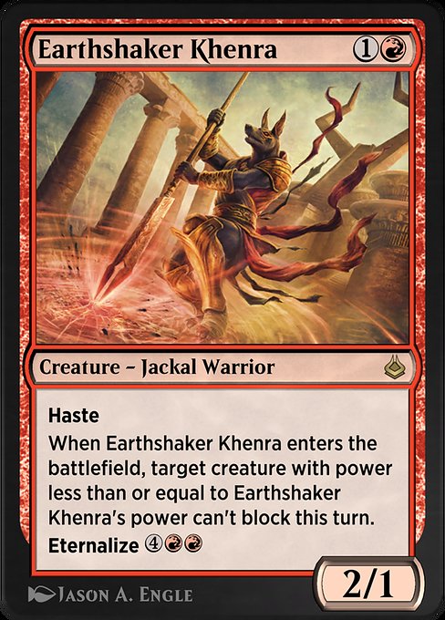 Earthshaker Khenra [Amonkhet Remastered - 152]