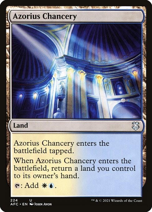 Azorius Chancery [Forgotten Realms Commander - 224]