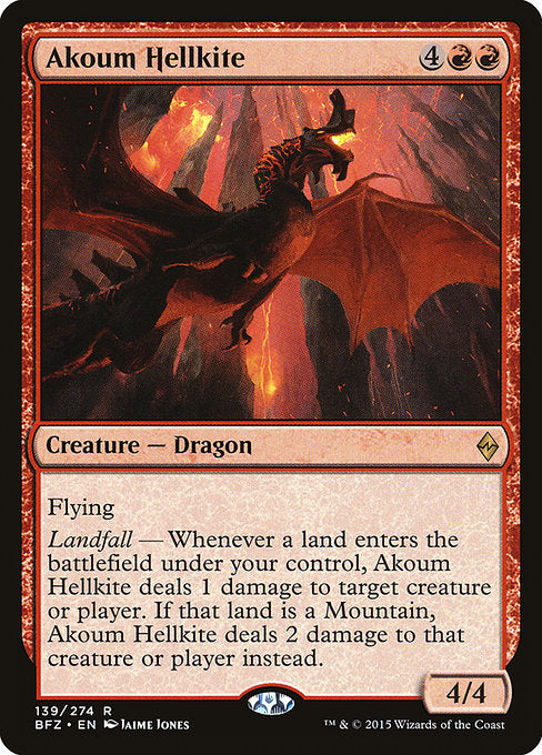 Akoum Hellkite [Battle for Zendikar - 139]