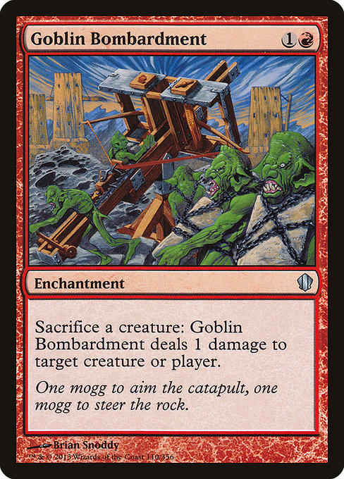 Goblin Bombardment [Commander 2013 - 110]