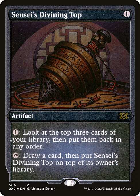 Sensei's Divining Top [Double Masters 2022 - 566]