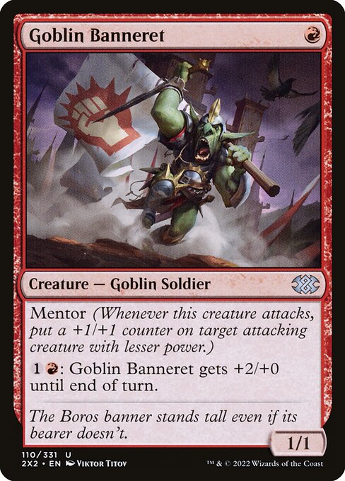 Goblin Banneret [Double Masters 2022 - 110]