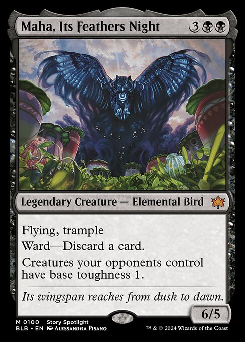 Maha, Its Feathers Night [Bloomburrow - 100]