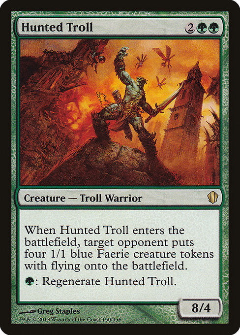 Hunted Troll [Commander 2013 - 150]