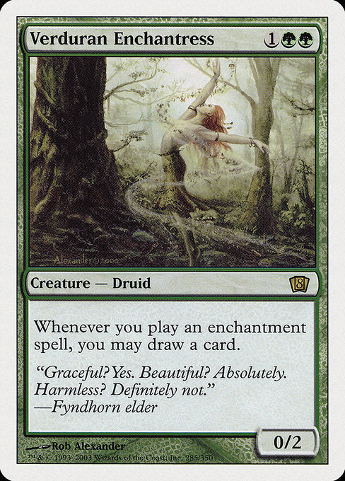 Verduran Enchantress [Eighth Edition - 285]