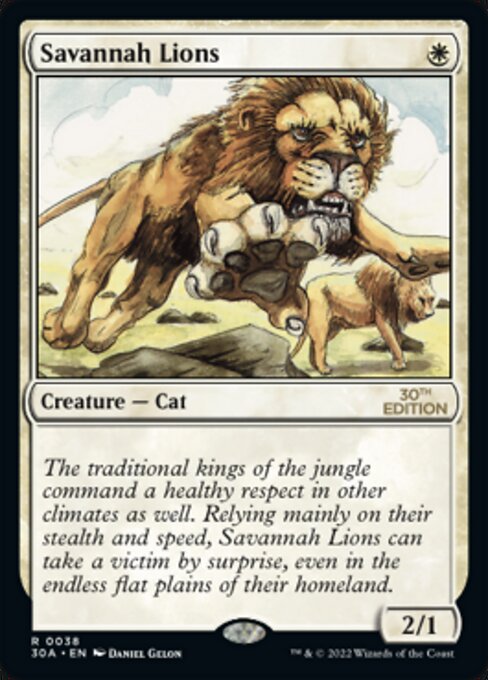 Savannah Lions [30th Anniversary Edition - 38]