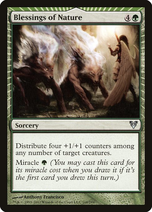 Blessings of Nature [Avacyn Restored - 168]