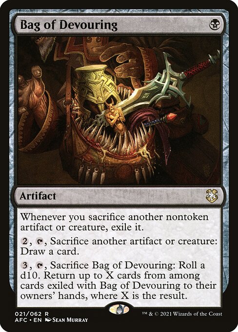 Bag of Devouring [Forgotten Realms Commander - 21]