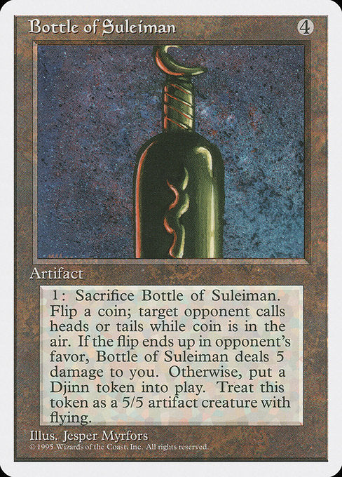 Bottle of Suleiman [Fourth Edition - 301]