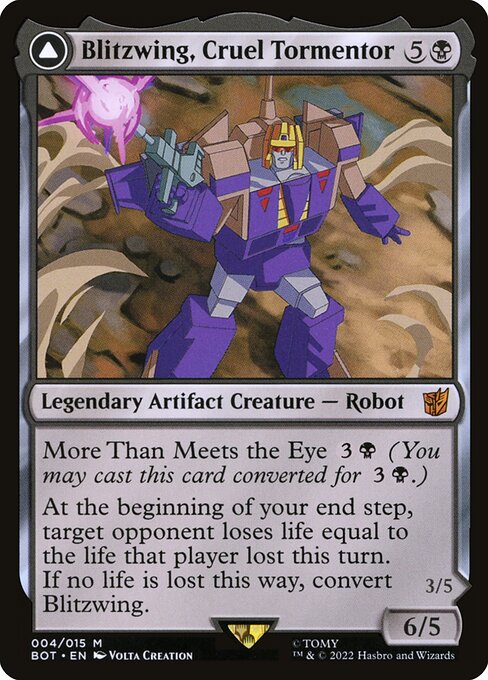 Blitzwing, Cruel Tormentor // Blitzwing, Adaptive Assailant [Transformers - 4]