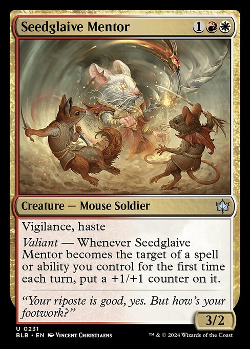 Seedglaive Mentor [Bloomburrow - 231]