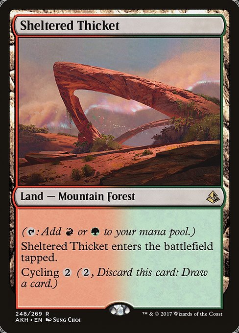 Sheltered Thicket [Amonkhet - 248]