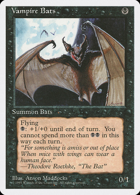 Vampire Bats [Fourth Edition - 167]