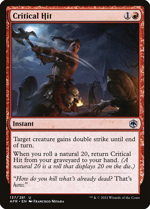 Critical Hit [Adventures in the Forgotten Realms - 137]
