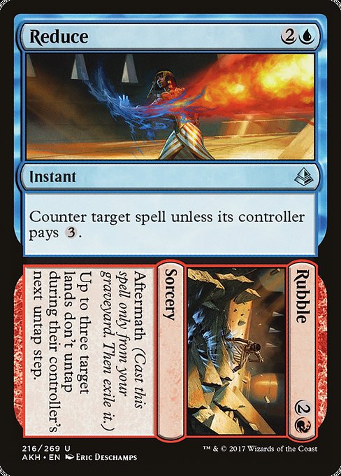 Reduce // Rubble [Amonkhet - 216]