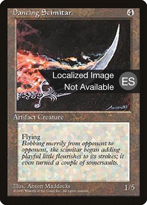Dancing Scimitar [Fourth Edition Foreign Black Border - 313]