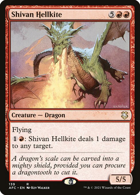 Shivan Hellkite [Forgotten Realms Commander - 139]
