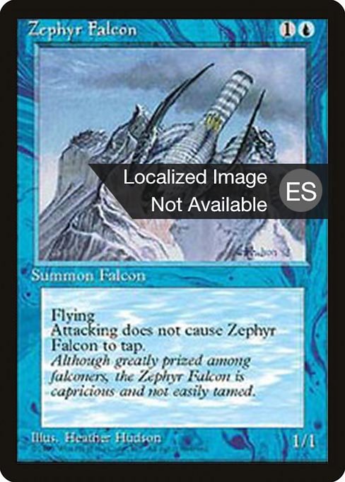 Zephyr Falcon [Fourth Edition Foreign Black Border - 116]