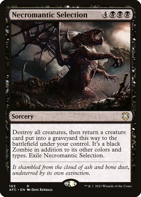 Necromantic Selection [Forgotten Realms Commander - 103]