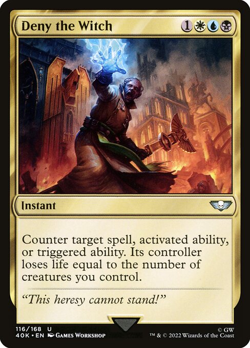Deny the Witch [Warhammer 40,000 Commander - 116]