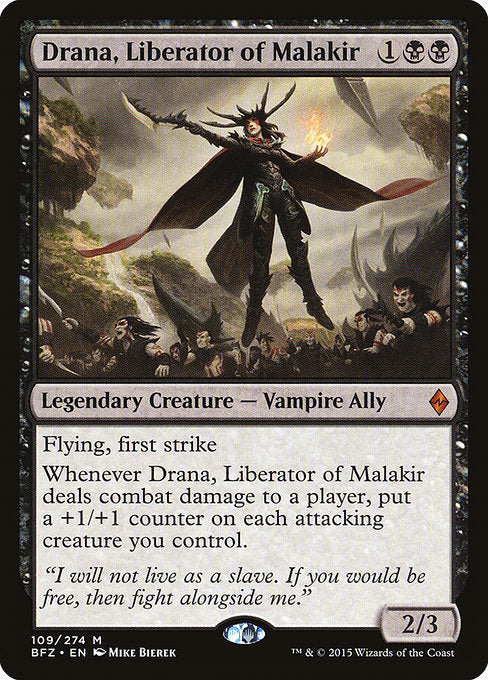 Drana, Liberator of Malakir [Battle for Zendikar - 109]