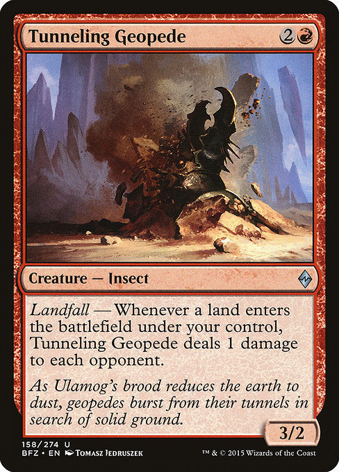 Tunneling Geopede [Battle for Zendikar - 158]