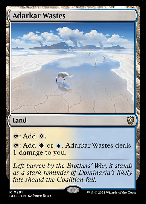 Adarkar Wastes [Bloomburrow Commander - 291]
