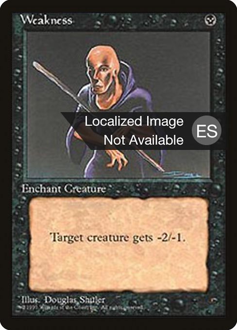 Weakness [Fourth Edition Foreign Black Border - 170]