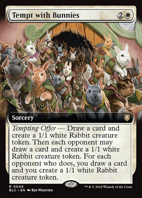 Tempt with Bunnies [Bloomburrow Commander - 49]