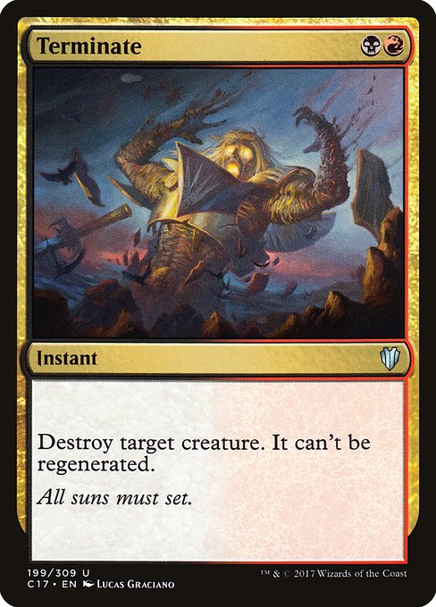 Terminate [Commander 2017 - 199]