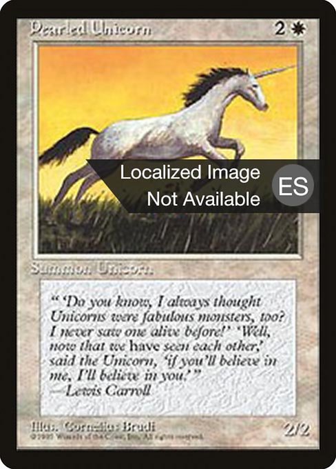 Pearled Unicorn [Fourth Edition Foreign Black Border - 39]