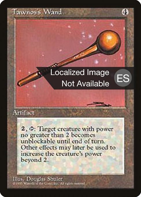 Tawnos's Wand [Fourth Edition Foreign Black Border - 348]