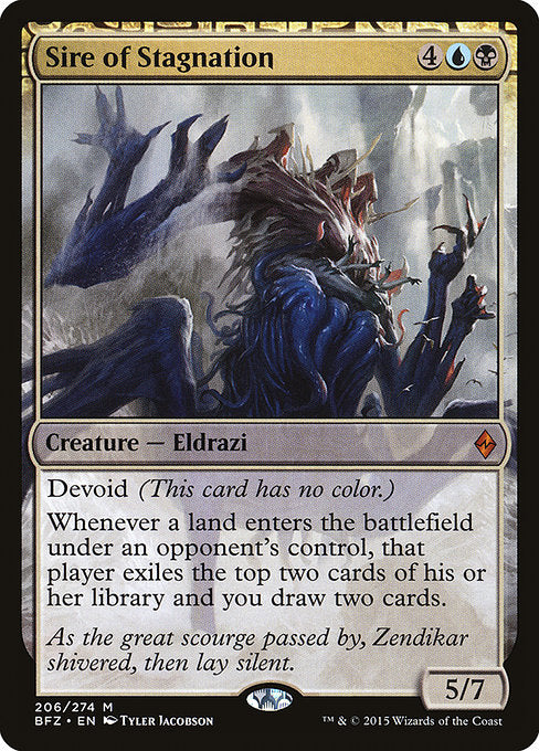Sire of Stagnation [Battle for Zendikar - 206]