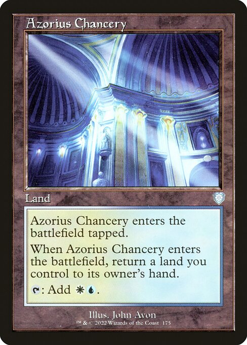 Azorius Chancery [The Brothers' War Commander - 175]