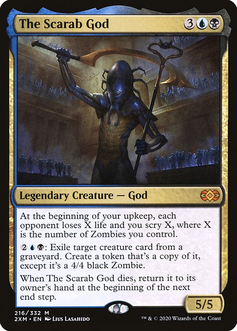 The Scarab God [Double Masters - 216]