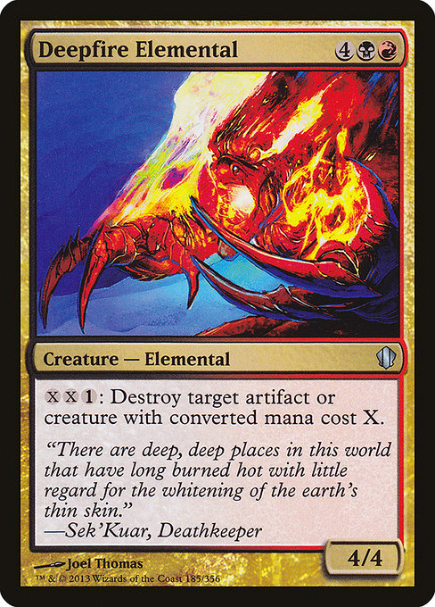 Deepfire Elemental [Commander 2013 - 185]
