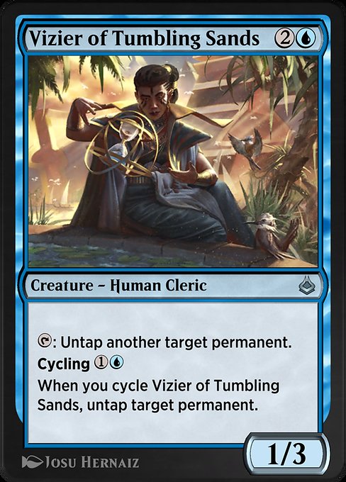 Vizier of Tumbling Sands [Amonkhet Remastered - 89]