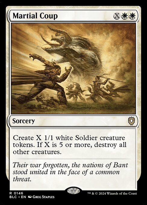 Martial Coup [Bloomburrow Commander - 146]
